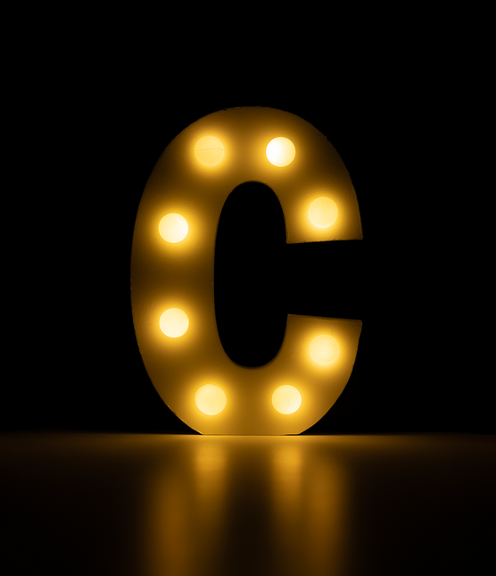 C Licht Letter 16,5cm