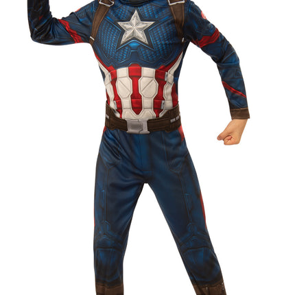 Captain America Kostuum Kind Blauw