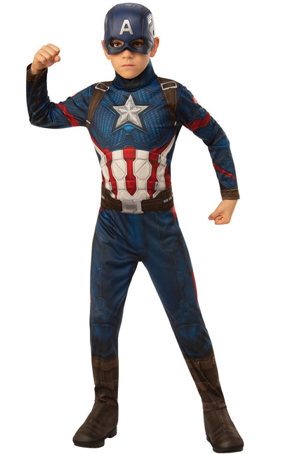 Captain America Kostuum Kind Blauw