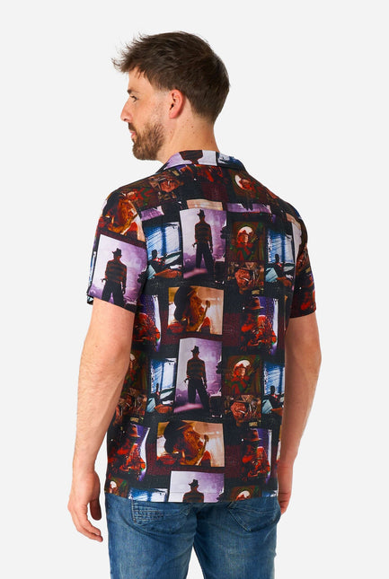 A Nightmare On Elmstreet Overhemd Korte Mouwen Heren OppoSuits