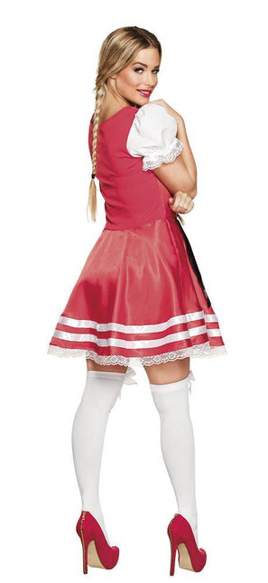 Dirndl Jurk Oktoberfest Rood