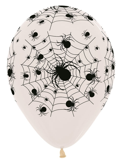 Ballonnen Spiderweb Crystal Clear 30cm 25st