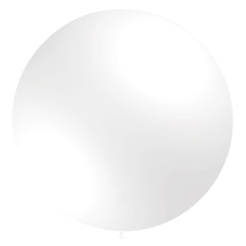 Witte Reuze Ballon XL 91cm