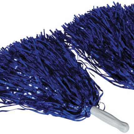 Blauwe Pompoms 2st