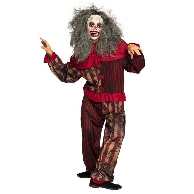 Halloween Clown Kostuum Rood