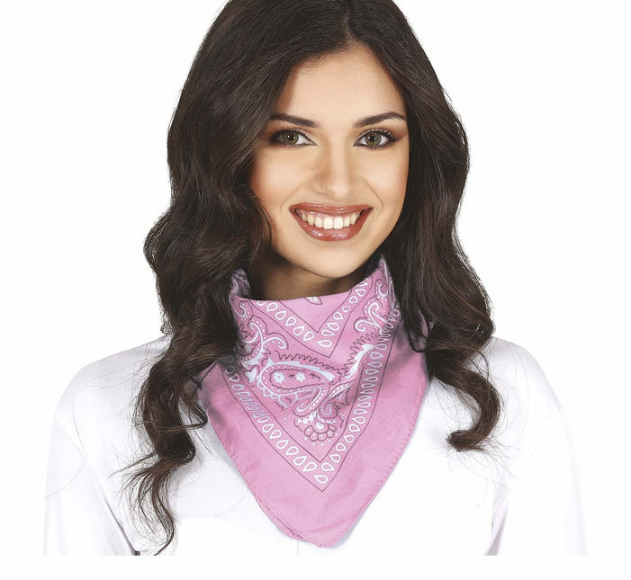 Roze Sjaal Bandana