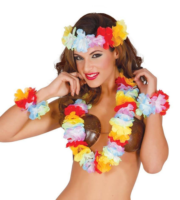 Hawaii Krans Set Deluxe 3 delig