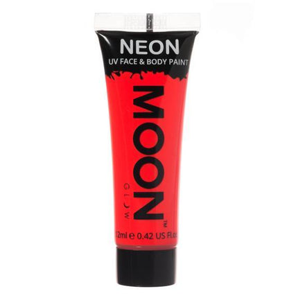 Moon Glow Intense Neon UV Face Paint Intense Red