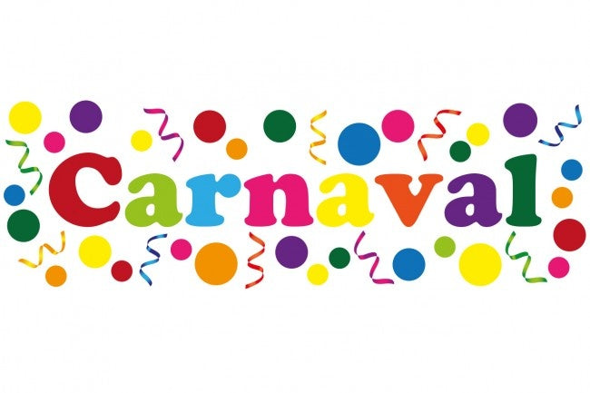 Raamsticker Carnaval 75cm