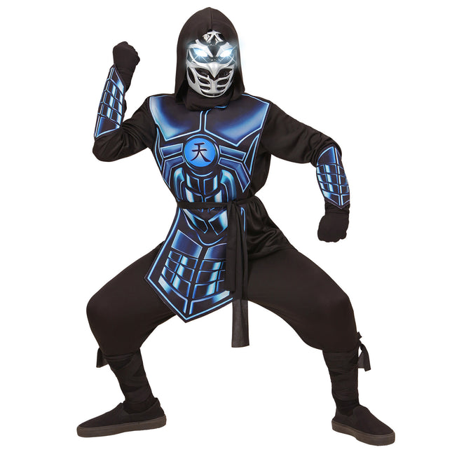 Ninja Kostuum Zwart Blauw Jongen