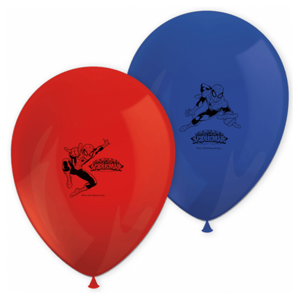 Spiderman Ballonnen Warriors 28cm 8st