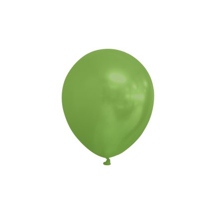 Groene Ballonnen Metallic 13cm 100st