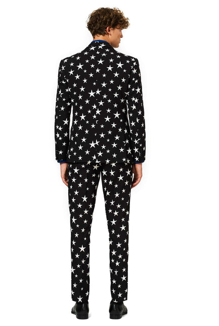 Zwart Wit Sterren Pak Heren OppoSuits