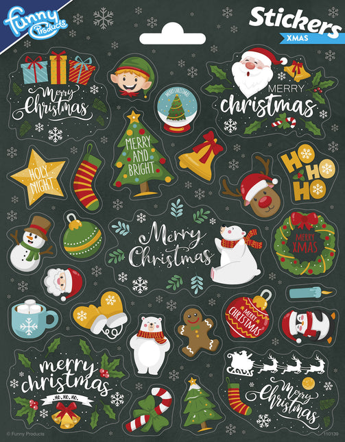 Stickers Kerst Groot