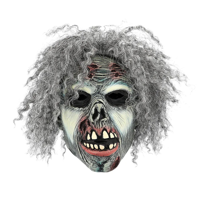 Halloween Masker Grijs Zombie