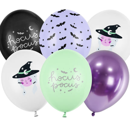 Halloween Ballonnen Hocus Pocus 30cm 6st