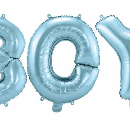 Geboorte Ballonnen Letter Set Boy 36cm