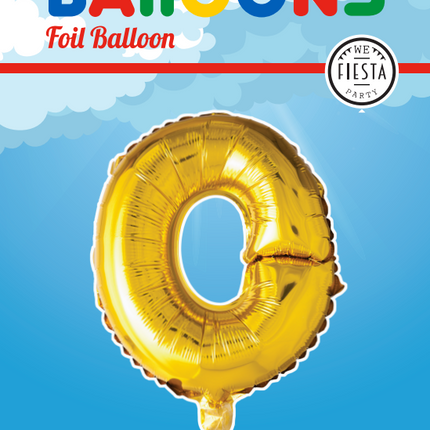 Folie Ballon Letter O Goud XL 102cm leeg