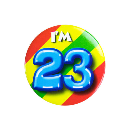 I'm 23 Button 23 Jaar 5,5cm