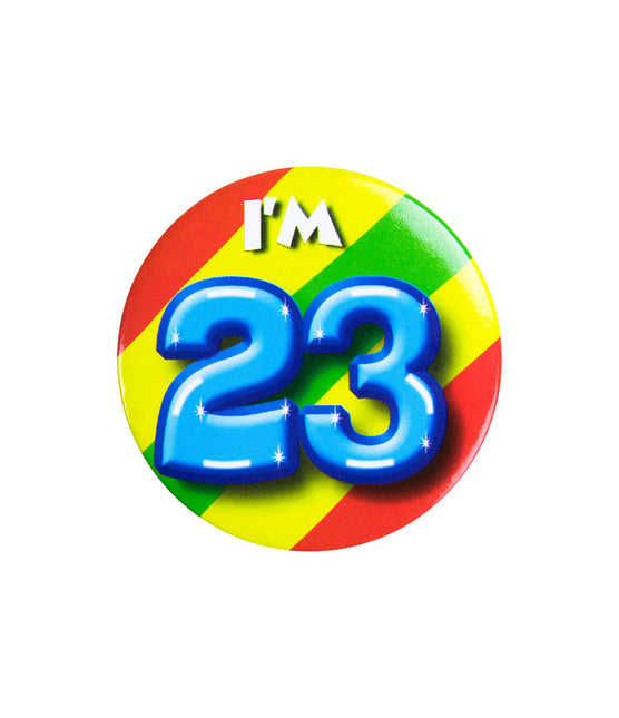 I'm 23 Button 23 Jaar 5,5cm