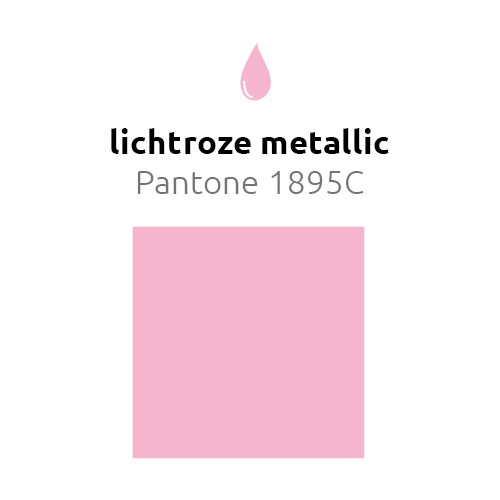 Lichtroze Reuze Ballon XL Metallic 91cm