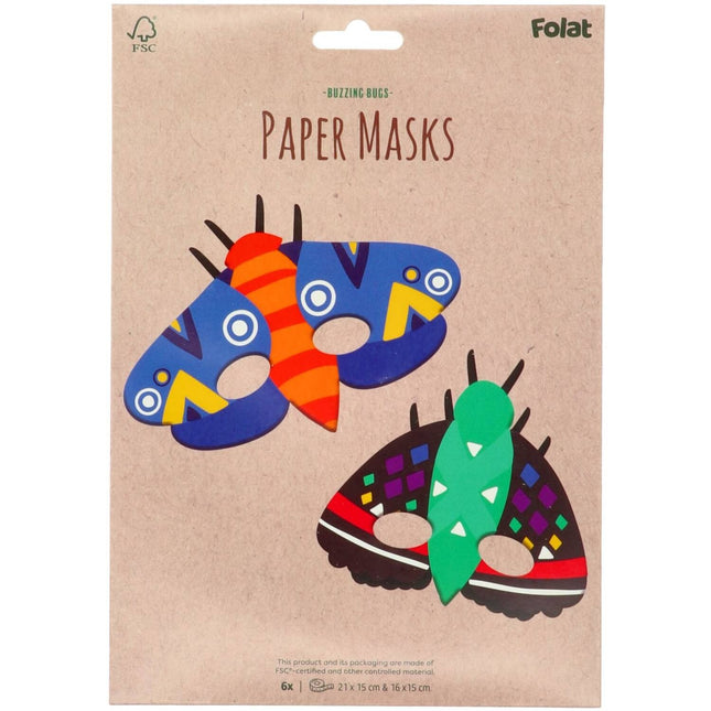 Insecten Maskers 6st