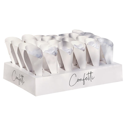 Tafeldecoratie Confetti Houders 25 delig