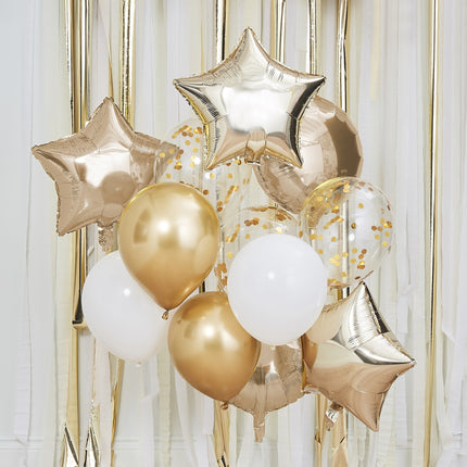 Gouden Ballonnen Set Ballonnen 30cm 12st