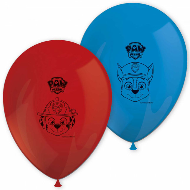 Paw Patrol Ballonnen 28cm 8st