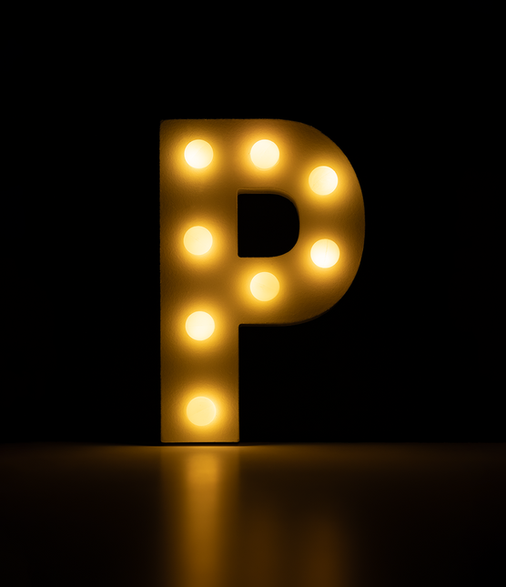 P Licht Letter 16,5cm