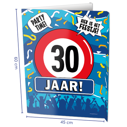 Raambord 30 jaar 60cm