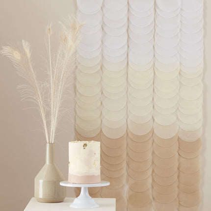 Hangdecoratie Ombre Rondjes 2m