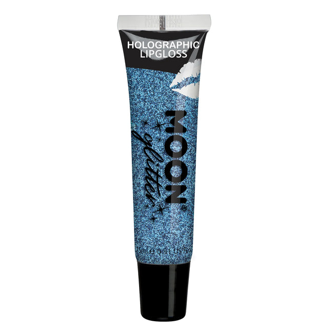 Moon Glitter Holographic Glitter Lipgloss Blue 15ml