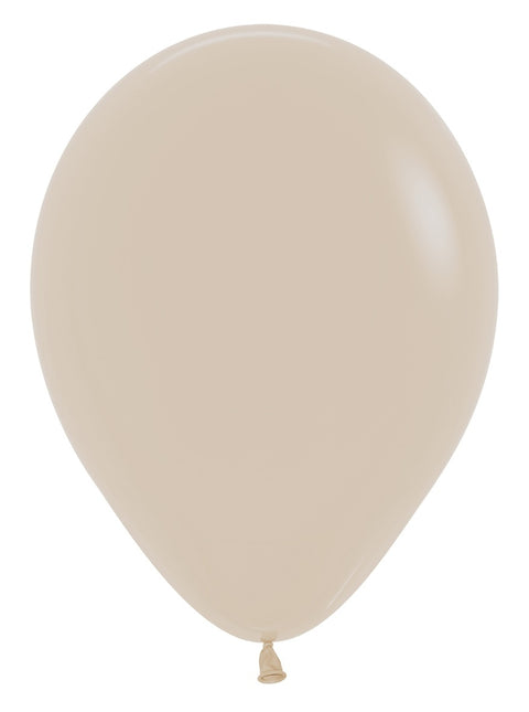 Ballonnen White Sand 30cm 50st