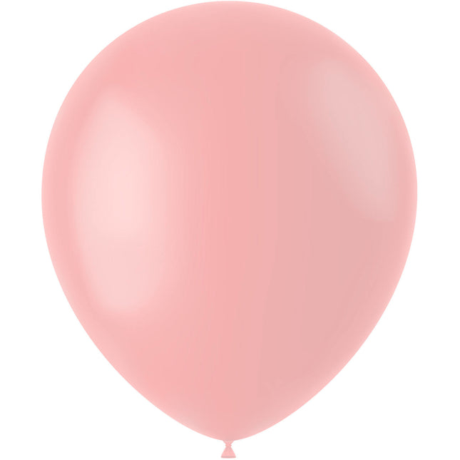 Lichtroze Ballonnen Powder Pink 33cm 100st