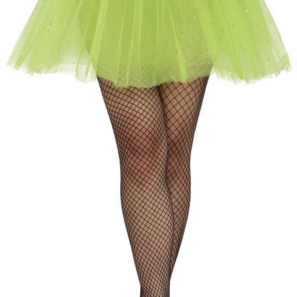 Lichtgroene Tutu Dames Glitter 40cm