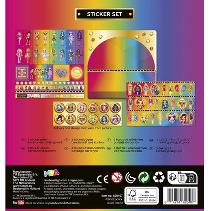 Rainbow High Stickerset