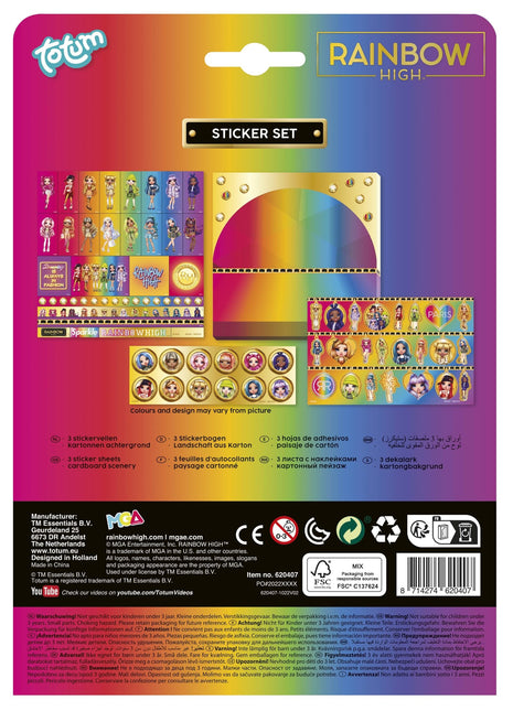 Rainbow High Stickerset