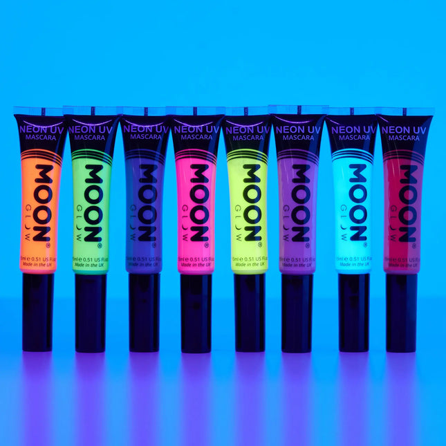 Moon Glow Neon UV Mascara Intense Pink 15ml