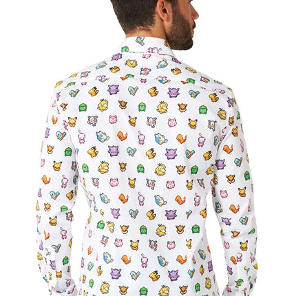 Pixel Pokémon Overhemd Heren OppoSuits