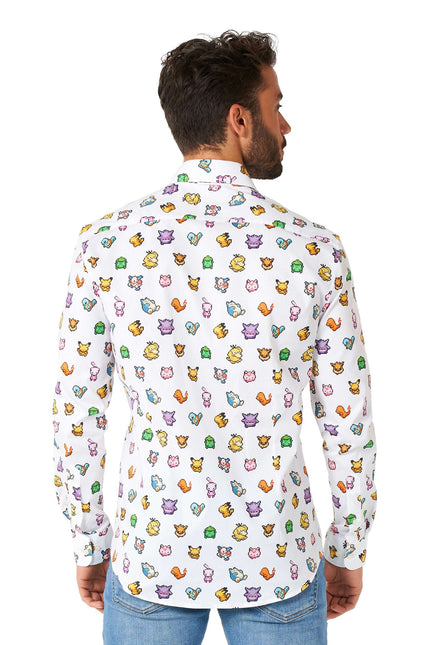 Pixel Pokémon Overhemd Heren OppoSuits