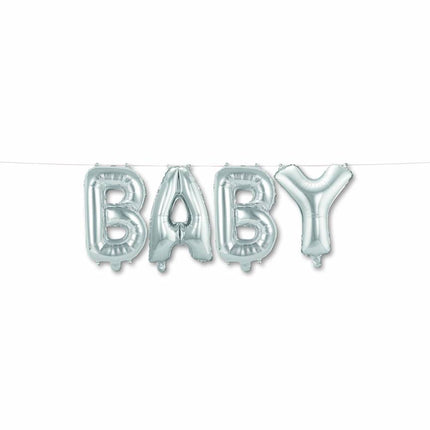 Geboorte Ballonnen Letter Set Baby 36cm