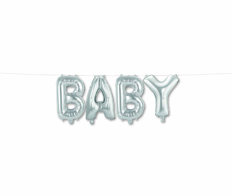 Geboorte Ballonnen Letter Set Baby 36cm