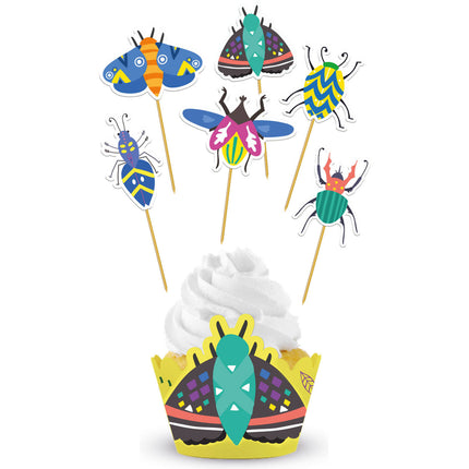 Insecten Cupcake Toppers 12st