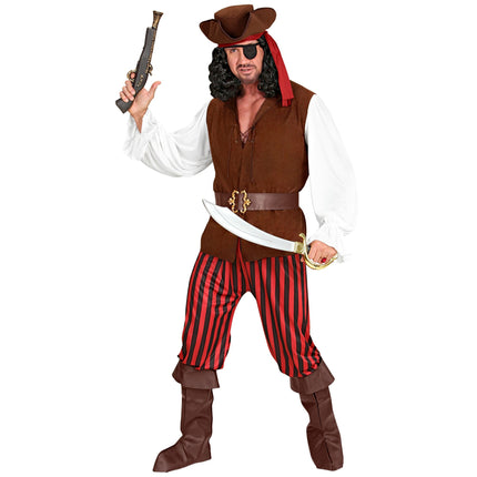 Piratenpak Bruin Rood Heren