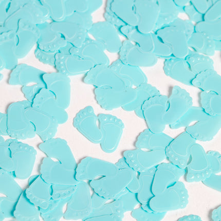 Tafelconfetti Baby Voeten Blauw