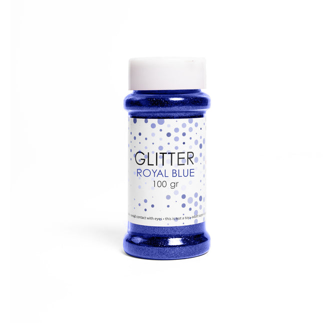 Blauwe Glitters 100gr