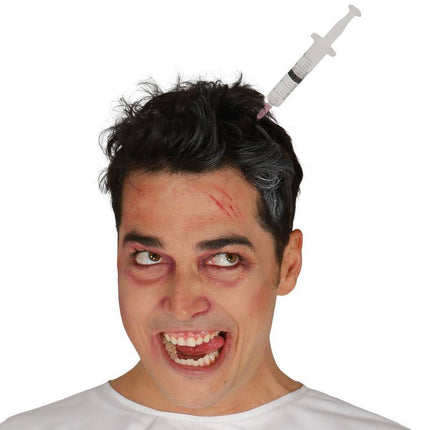 Halloween Haarband Injectiespuit