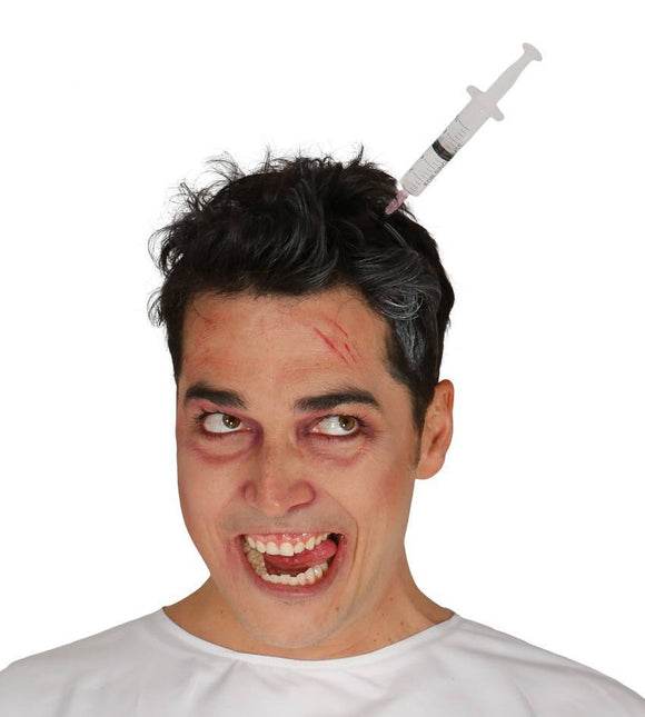 Halloween Haarband Injectiespuit