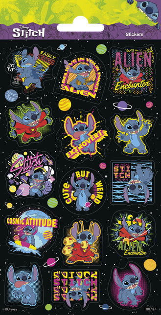 Disney Stickers Stitch Glitter